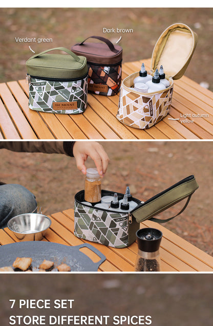 7-piece Outdoor BBQ Seasoning Kit