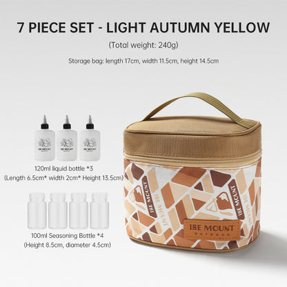 7-piece Outdoor BBQ Seasoning Kit