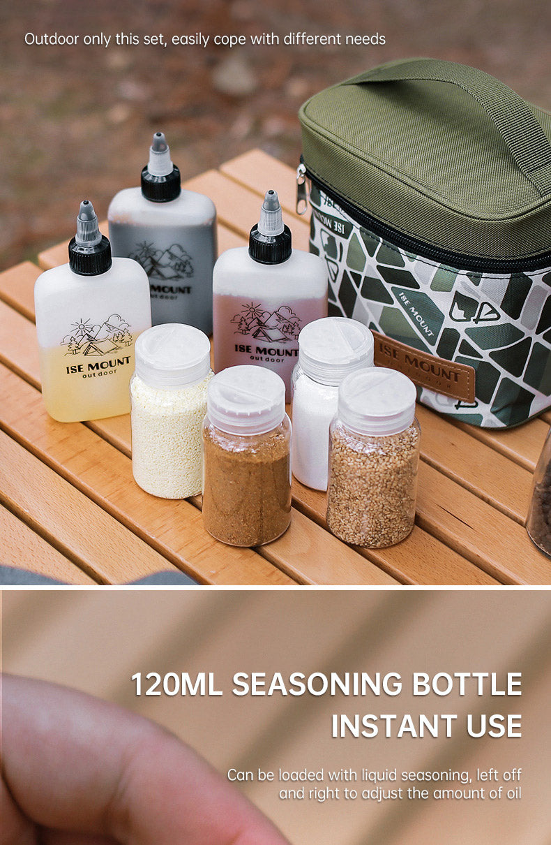 7-piece Outdoor BBQ Seasoning Kit