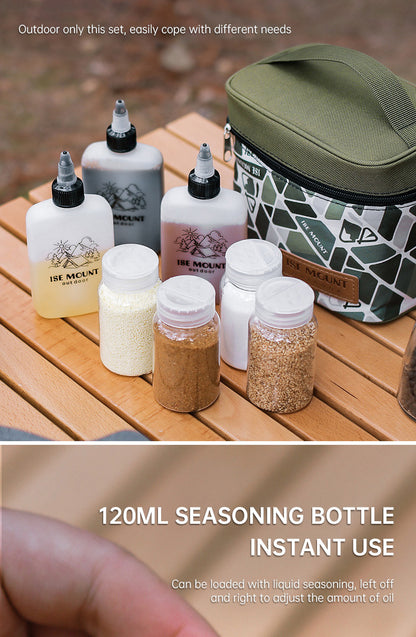 7-piece Outdoor BBQ Seasoning Kit